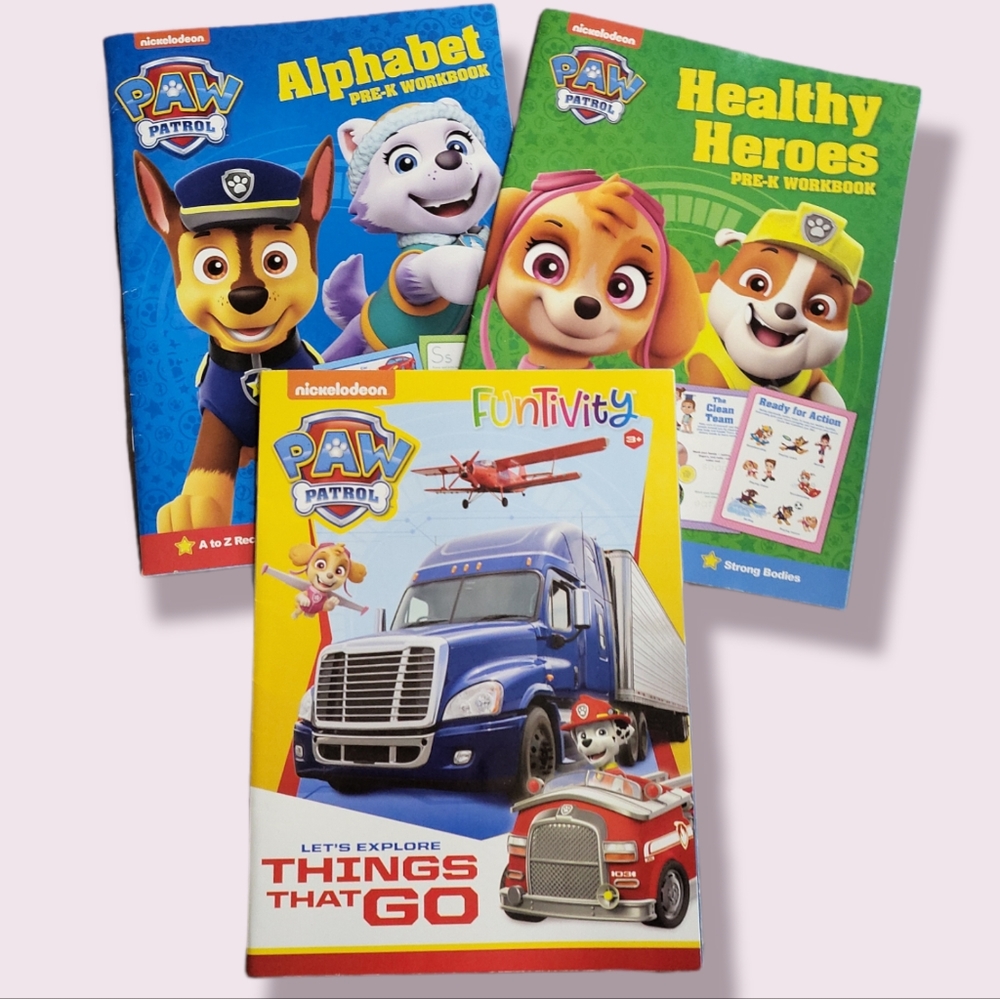 New Paw Patrol Workbooks